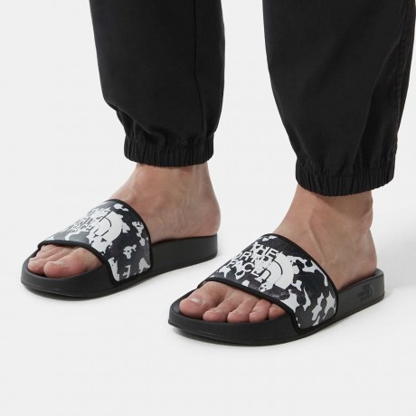 Сланцы The North Face Basecamp Slide III Черные с белым