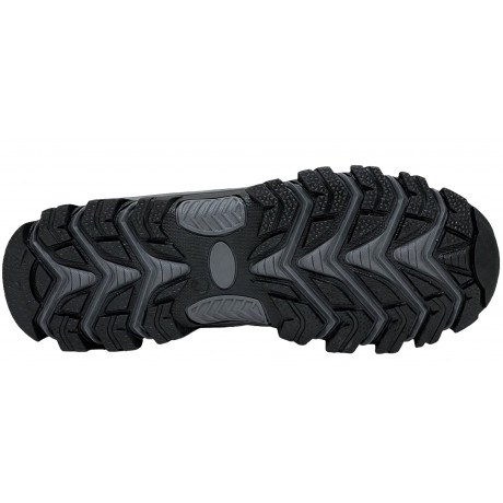 Ботинки The North Face Hedgehog Hike Mid Black Grey с мехом