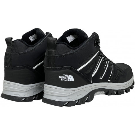 Ботинки The North Face Hedgehog Hike Mid Black Whike с мехом