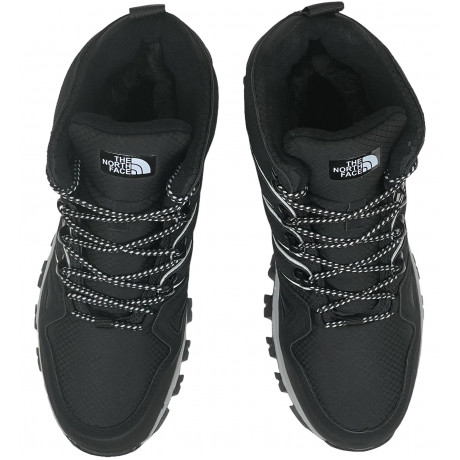 Ботинки The North Face Hedgehog Hike Mid Black Whike с мехом
