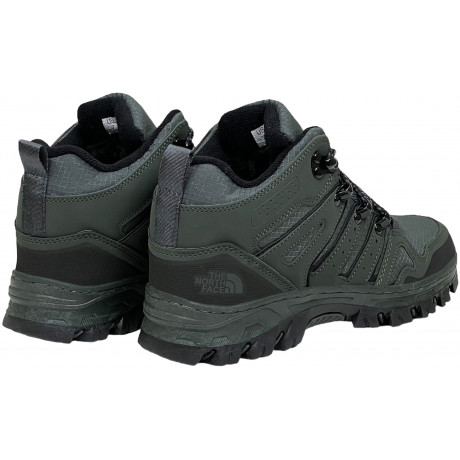 Ботинки The North Face Hedgehog Hike Mid Deep Grey Green с мехом