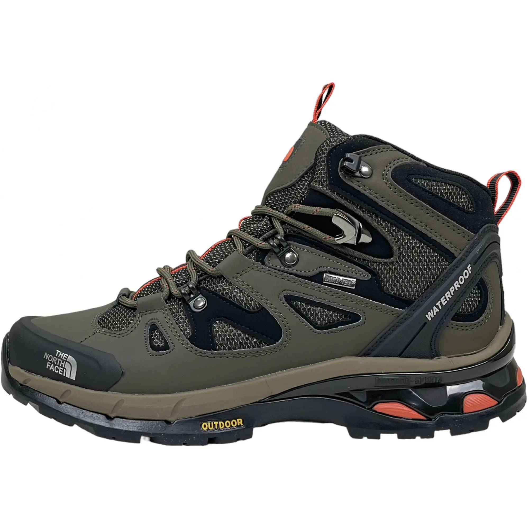 GQ3330◇THE NORTH FACE : GORE-TEX Купить Ботинки The North Face Vibram Gore Tex темно-зеленые
