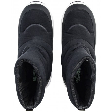 Ботинки The North Face Nuptse II Черные с белым