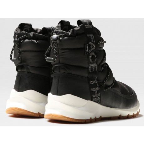 Ботинки The North Face Thermoball Lace Черные с мехом
