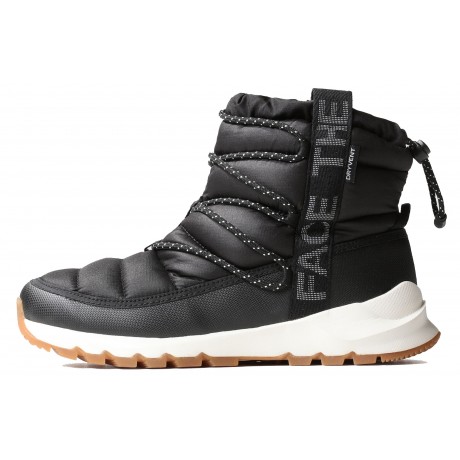 Ботинки The North Face Thermoball Lace Черные с мехом
