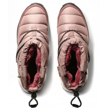 Ботинки The North Face Thermoball Lace Пудровые с мехом