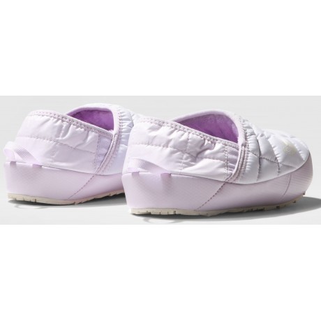 Тапки The North Face Traction Mule V Белые с сиреневым