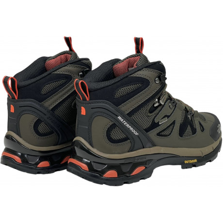 Ботинки The North Face Vibram Gore Tex темно-зеленые