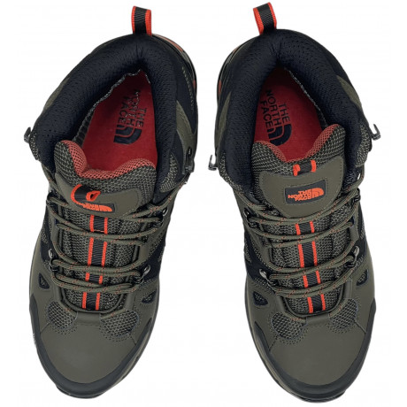 Ботинки The North Face Vibram Gore Tex темно-зеленые