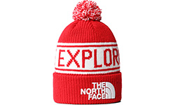 Шапка The North Face Retro Pom Beanie Красная