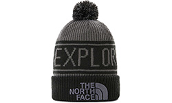 Шапка The North Face Retro Pom Beanie Серая