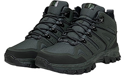 Ботинки The North Face Hedgehog Hike Mid Deep Grey Green с мехом